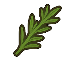 Rosemary : 1 sprig